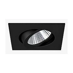 recessed luminaire IP20, glossy, black, transparent  7W 740lm 3000K 20-40° 20-40° CRI 80-89