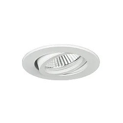 recessed luminaire IP20, glossy, transparent, white 3W 290lm 2700K 20-40° 20-40° CRI 80-89