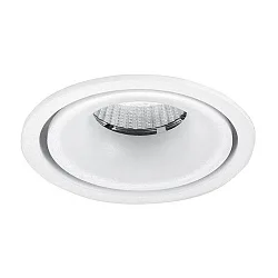 Downlight CIRCLE PLUG & PLAY rond IP20, blanche gradable