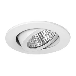 Lumière encastrée LAKIL-R pivotant, pour VDU, Dim-To-Warm IP20, blanche gradable 6W 460lm 1800 - 3000K 38° 38° CRI >80