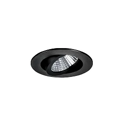 Lumière encastrée LAKIL-R pivotant, pour VDU, Dim-To-Warm IP20, noir gradable 6W 460lm 1800 - 3000K 38° 38° CRI >80