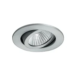 Lumière encastrée LAKIL-R pivotant, pour VDU, Dim-To-Warm IP20, aluminium mat gradable 6W 460lm 1800 - 3000K 38° 38° CRI >80