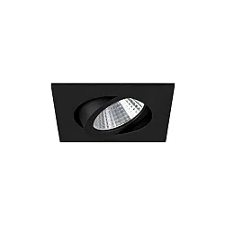 Lumière encastrée LAKIL-S pivotant, pour VDU, Dim-To-Warm IP20, noir gradable 6W 460lm 1800 - 3000K 38° 38° CRI >80