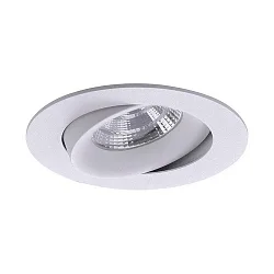 Downlight INDIWO83 rond, Dim-To-Warm IP20, blanche gradable