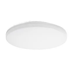 Plafonnier extérieur BYAM-R MAXI rond, CCT Switch, résistant aux chocs, commutable, multipower IP65, blanc mat 