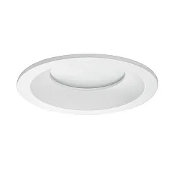 Downlight BOWL rond IP20, opale, blanche gradable