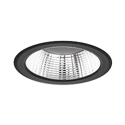 recessed luminaire IP20, glossy, opal, black  19W 1235lm 3000K CRI 90-100