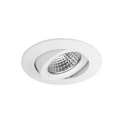 Lumière encastrée OLENI-R / PHASE DTW 918-930 pivotant, Dim-To-Warm IP20, blanc mat gradable 6