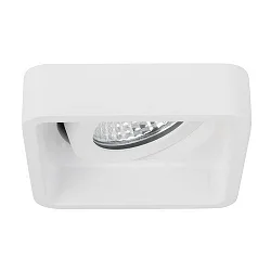 Downlight QUBIC angulaire, pivotant IP20, blanche gradable