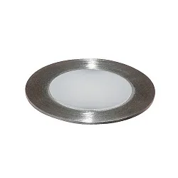 Projecteur encastré rond IP67, aluminium, acier inoxydable 