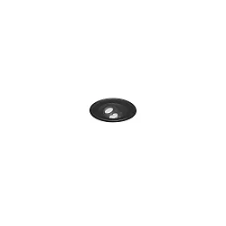 floor recessed luminaire LANKO-R round, adjustable, passable, switchable IP67, black 
