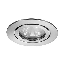 Downlight 4VA rond, rigide GX5,3 IP65, acier inoxydable gradable
