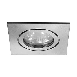 Downlight 4VA rigide, carré GX5,3 IP65, acier inoxydable gradable