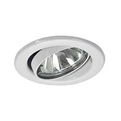 Projecteur encastré BRONNY GU10 rond, pivotant GU10 IP20, blanche gradable