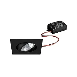 recessed luminaire IP20, glossy, transparent, white 7W 740lm 3000K 20-40° 20-40° CRI 80-89