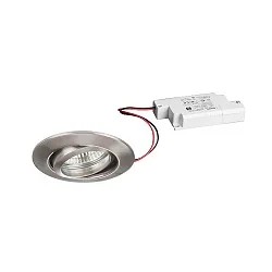recessed luminaire IP20, glossy, transparent  6W 680lm 3000K 20-40° 20-40° CRI 80-89