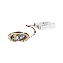 Projecteur encastré BRONNY LED PHASE-DIM rond, pivotant, conducteur inclus, lot de 1 IP20