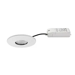 Lumière encastrée CHOOOSE rond LED IP44, blanche gradable 5W 510lm 2700-4000K 20-40° 20-40° CRI 80-89