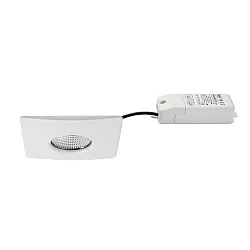 Lumière encastrée CHOOOSE carré LED IP44, blanche gradable 5W 510lm 2700-4000K 20-40° 20-40° CRI 80-89