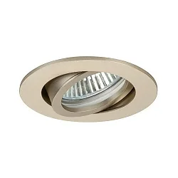 Recessed LED spot set BB18 dim2warm incl. converter, IP20, round, 230V, 6W 1800-3000K 460lm 38°, swivelling 30°
