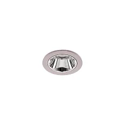 Plafonnier encastré APOLLO MICRO rond, direct IP20, argent gradable