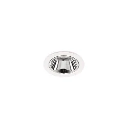 Plafonnier encastré APOLLO MICRO rond, direct IP20, argent gradable