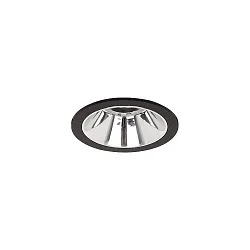 Plafonnier encastré APOLLO MINI rond, direct IP20, argent gradable