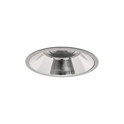Plafonnier encastré APOLLO MEGA rond, direct IP20, argent 