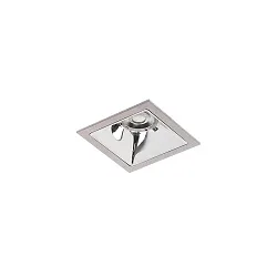 Plafonnier encastré APOLLO MINI carré, direct IP20, argent gradable