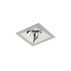 recessed luminaire APOLLO MINI square, switchable LED IP20, silver  9W 1215lm 3500K CRI 90-100