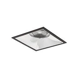 Plafonnier encastré APOLLO MEGA carré, direct IP20, noir 