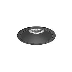 Plafonnier encastré DIOS MIDI rond, direct IP20, noir 