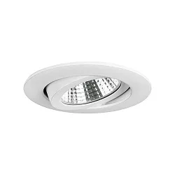 Downlight BB03 rond, pivotant IP20, blanche gradable