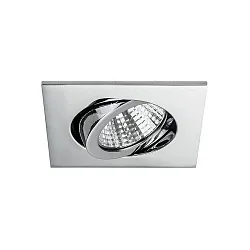 Downlight BB05 angulaire, pivotant IP20, chrome gradable