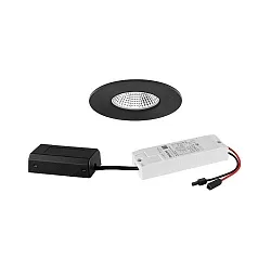 Lumière encastrée IP65, scintillant, noir 7W 620lm 3000K 20-40° 20-40° CRI 80-89