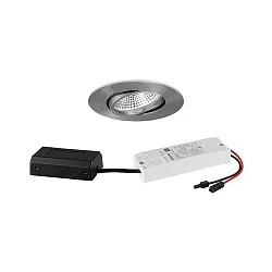 Lumière encastrée IP65, scintillant, nickel 7W 620lm 3000K 20-40° 20-40° CRI 80-89