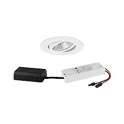 Lumière encastrée IP65, scintillant, blanche gradable 7W 620lm 3000K 20-40° 20-40° CRI 80-89