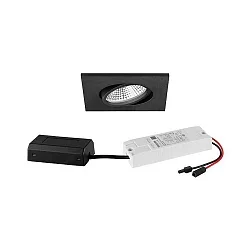 Lumière encastrée IP65, scintillant, noir gradable 7W 620lm 3000K 20-40° 20-40° CRI 80-89