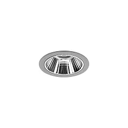 ceiling recessed luminaire APOLLO MINI round, direct IP20, silver, transparent dimmable