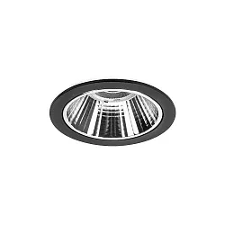 ceiling recessed luminaire APOLLO MINI round, direct IP20, black, transparent dimmable