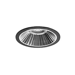 ceiling recessed luminaire APOLLO MIDI round, direct IP20, black, transparent dimmable