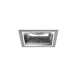 Plafonnier encastré APOLLO MIDI carré, direct IP20, argent 