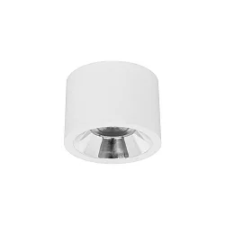 Downlight APOLLO MAXI lisse, rond, commutable IP20, couvert de poudre, blanche 