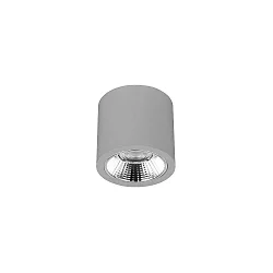 Downlight APOLLO MIDI rond, commutable, à facettes IP20, couvert de poudre, argent 