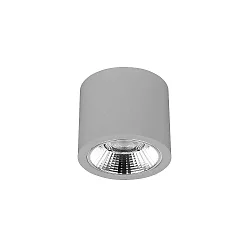 Downlight APOLLO MAXI rond, commutable, à facettes IP20, couvert de poudre, argent 