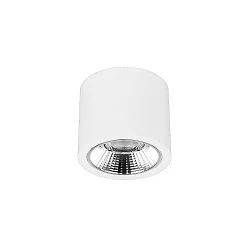 Downlight APOLLO MAXI rond, contrôlable par DALI, à facettes IP20, couvert de poudre, blanche gradable