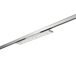 3-phase spot BALI MIDI S 72°/53° DALI-2 - 58.7CM rotatable, DALI controllable, with lens optics IP20, silver matt dimmable