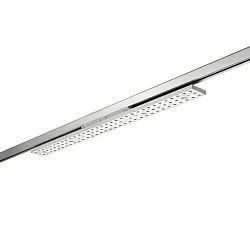 3-phase spot BALI MAXI AS 97°/91° DALI-2 - 88CM rotatable, DALI controllable, with lens optics IP20, silver matt dimmable