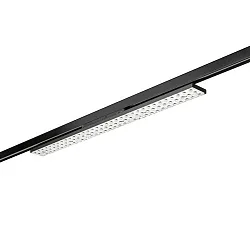 3-phase spot BALI MAXI AS 75°/76° DALI-2 - 88CM rotatable, DALI controllable, with lens optics IP20, black matt dimmable