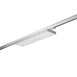 3-phase spot BALI MEGA AS 75°/76° DALI-2 - 58.7CM rotatable, DALI controllable, with lens optics IP20, silver matt dimmable